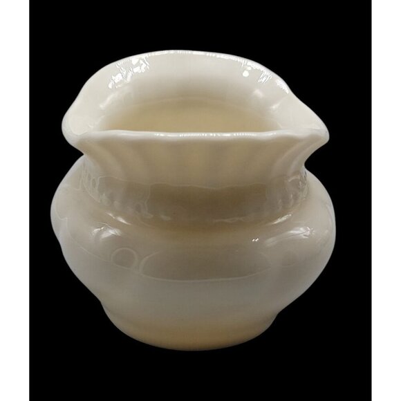 Lenox Open Sugar Bowl Colonial Collection Porcelain Embossed Design Oval 2.75"T - Picture 4 of 8